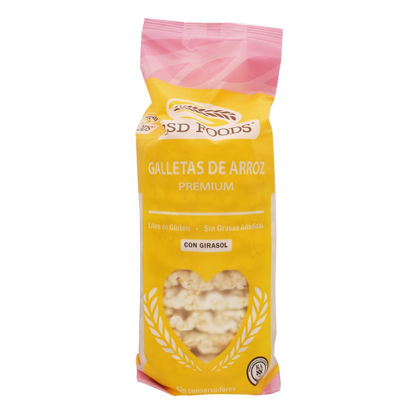 Galleta De Arroz Girasol 72 G (BSD FOODS)