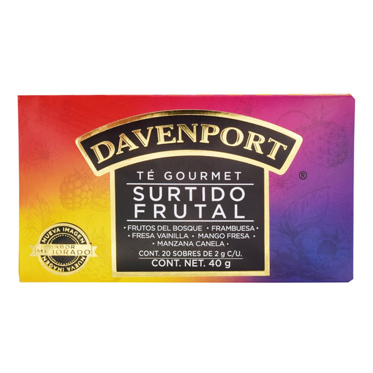 Te Surtido Frutal 20 Sob (DAVENPORT)