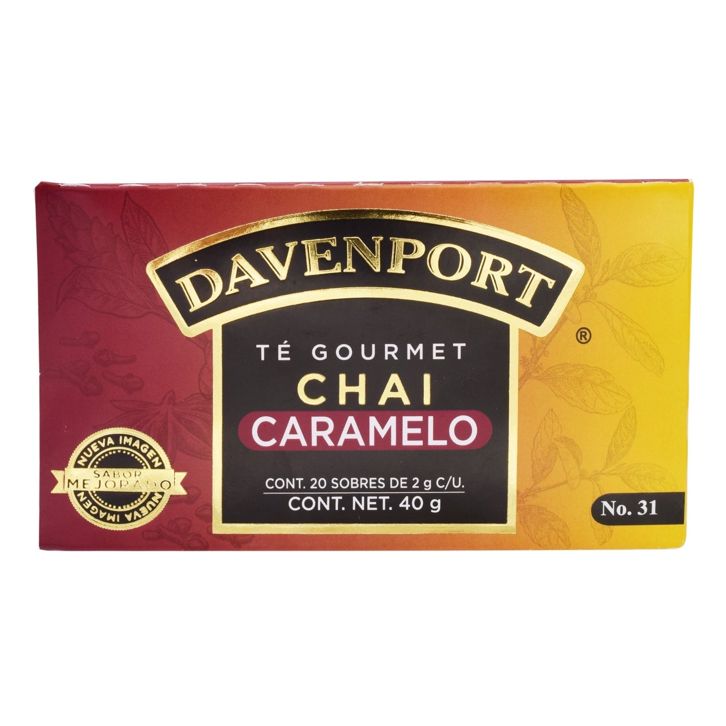 Te Chai Caramelo 20 Sob (DAVENPORT)