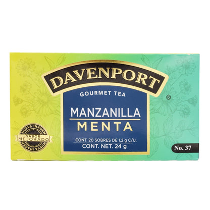 Te Manzanilla Menta 20 Sob (DAVENPORT)
