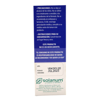 Vitamina D Con Aceite De Linaza 45 Cápsulas (SOLANUM)