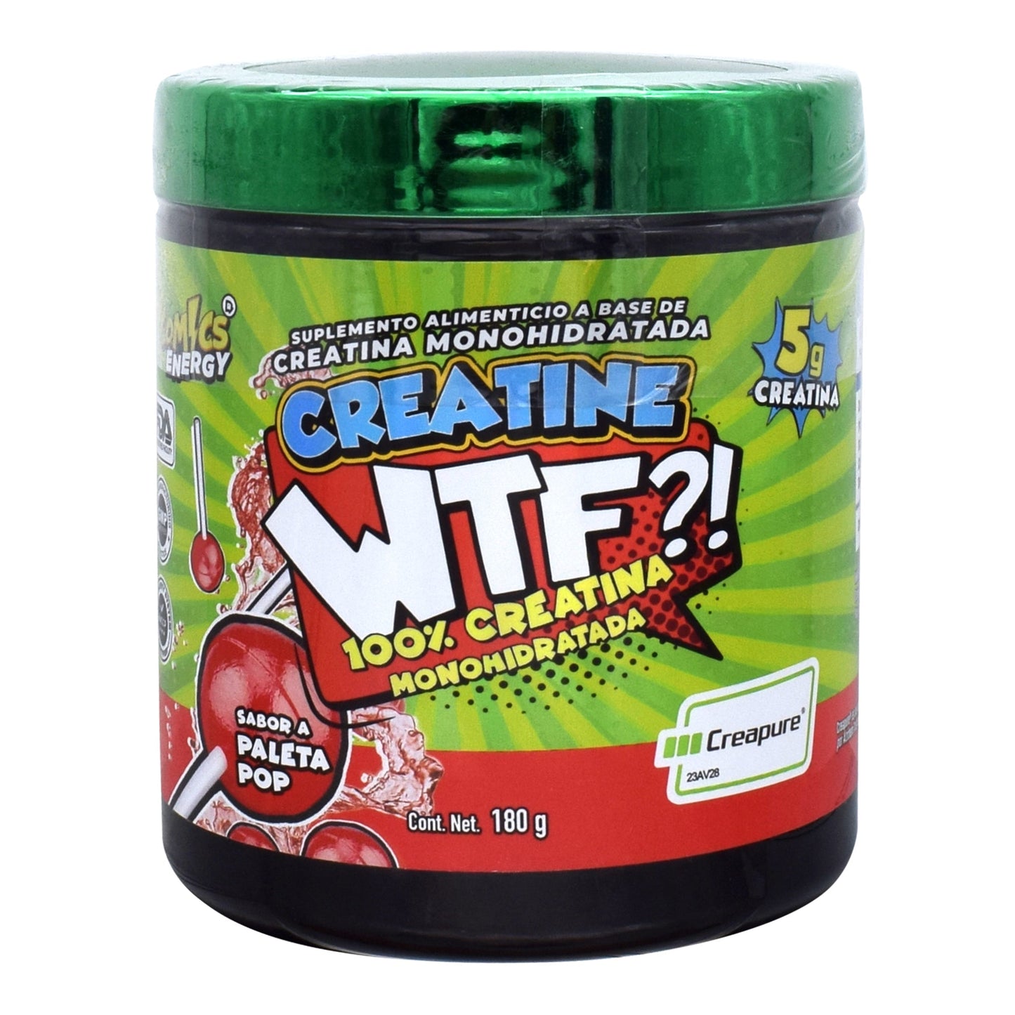 Creatina Crepure Paleta Pop 180 G (COMICS ENERGY)