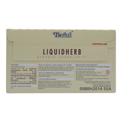 Te Liquidherb Remedio Herbolario 25 Sob (THERBAL)