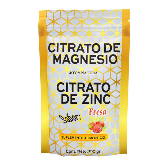 Citrato De Magnesio Zinc Sab Fresa 150 G (JOY NATURA)
