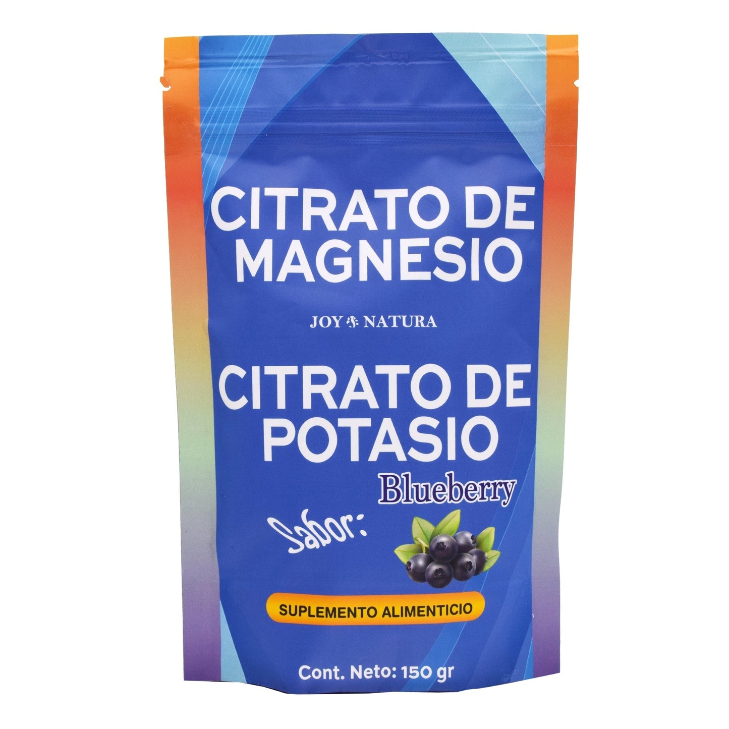 Citrato De Magnesio Potasio Sab Blueberry 150 G (JOY NATURA)