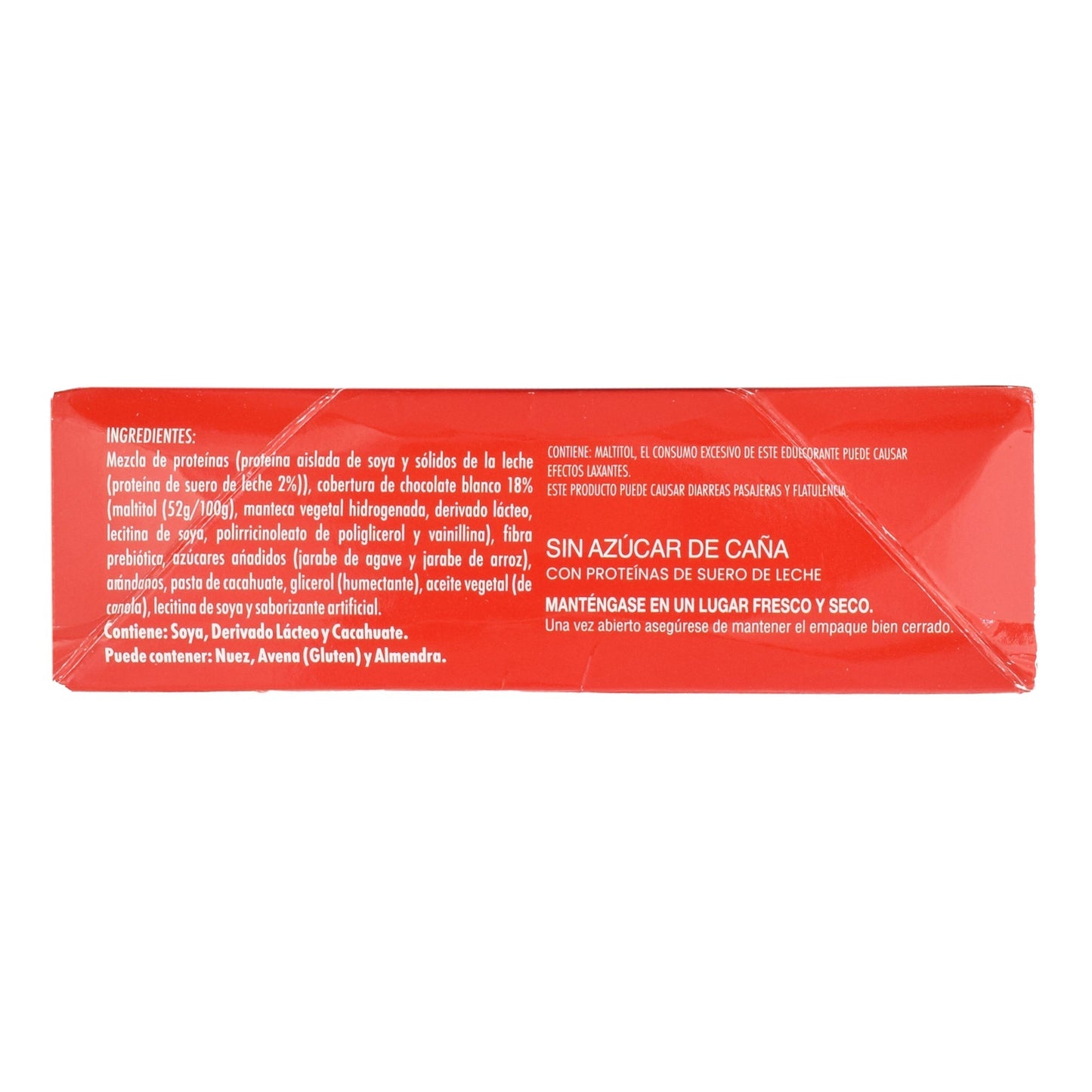 Barra De Proteina Cubierta De Chocolate Frutos Rojos 65 G (Paquete 6) (FIBO BAR)