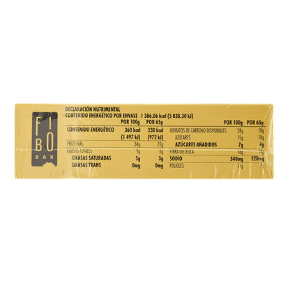 Barra De Proteina Cookies And Cream 65 G (Paquete 6) (FIBO BAR)