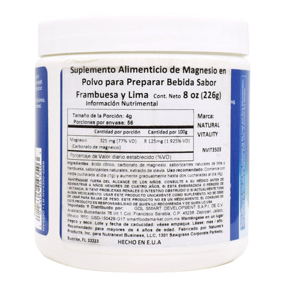 Calm Frambuesa Lima 226 G (NATURAL VITALITY)