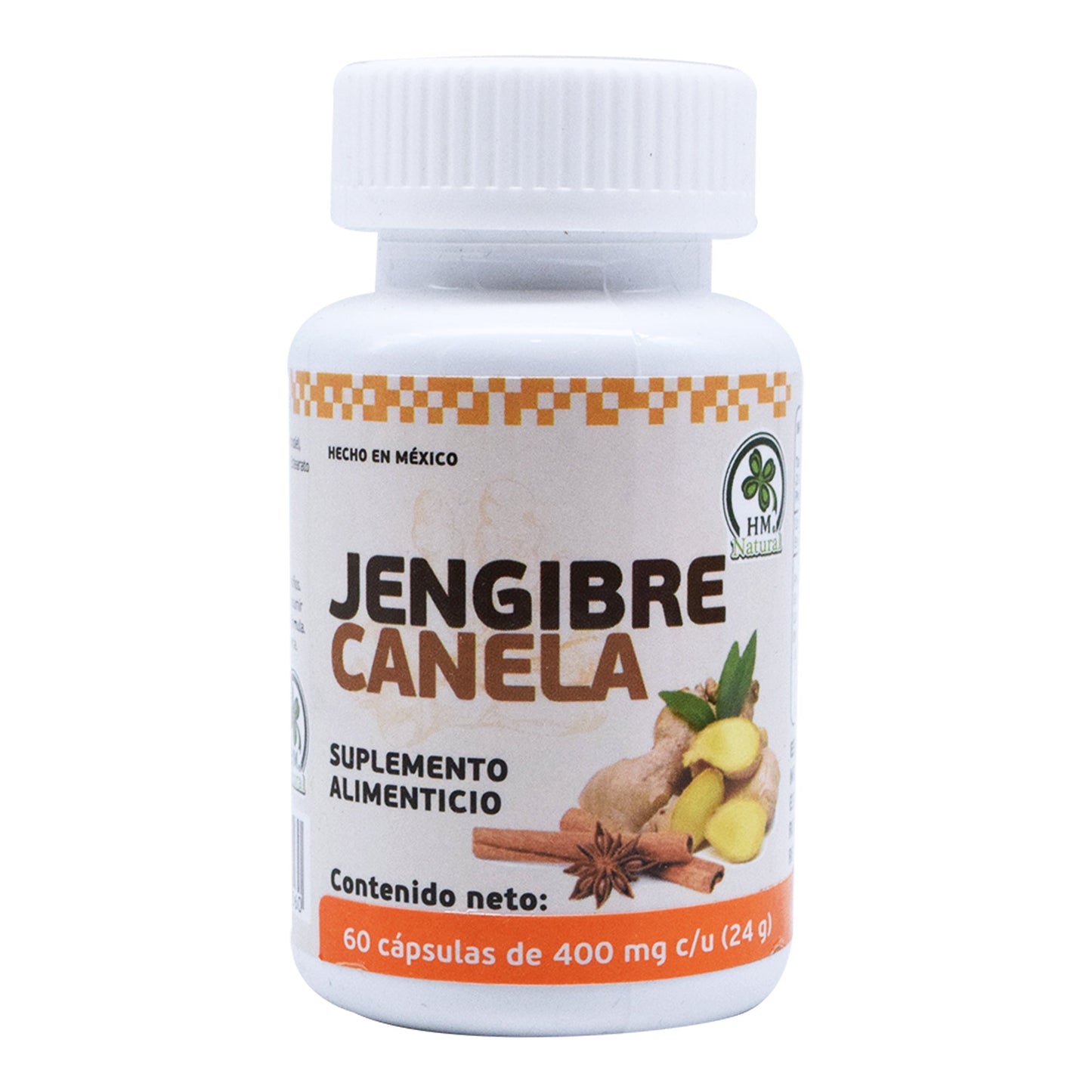 Jengibre Canela 60 Cápsulas (HM NATURAL)