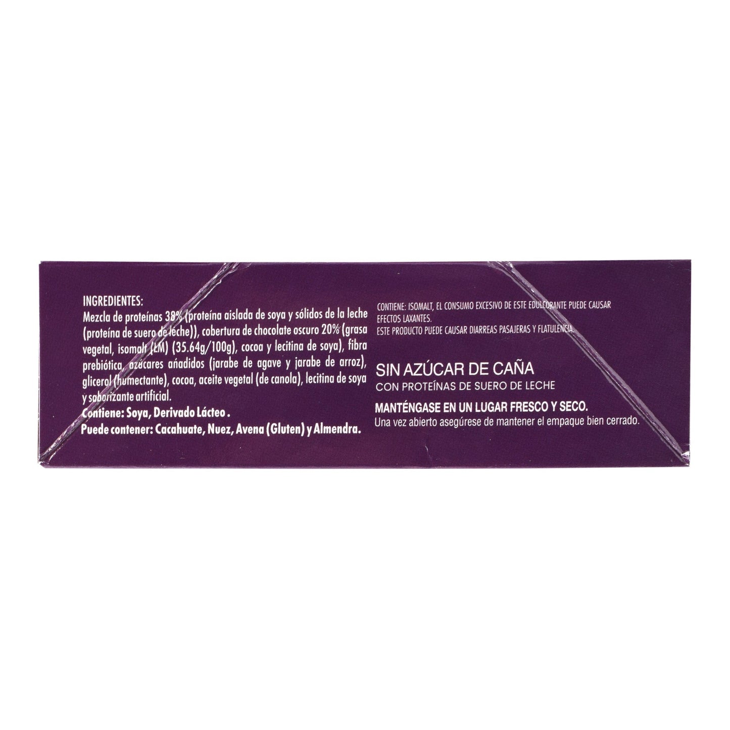 Barra De Proteina Cubierta De Chocolate Oscuro Brownie 65 G (Paquete 6) (FIBO BAR)