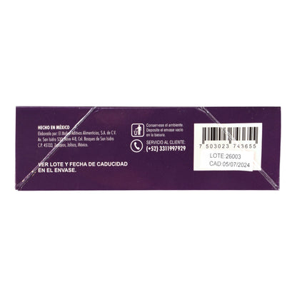 Barra De Proteina Cubierta De Chocolate Oscuro Brownie 65 G (Paquete 6) (FIBO BAR)