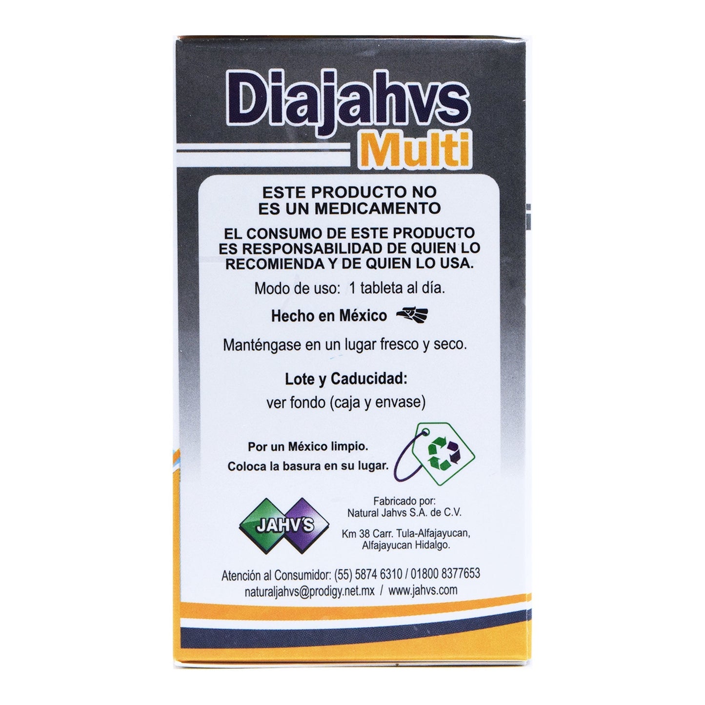 Diajahvs Multi 100 Tabletas (NATURAL JAHVS)