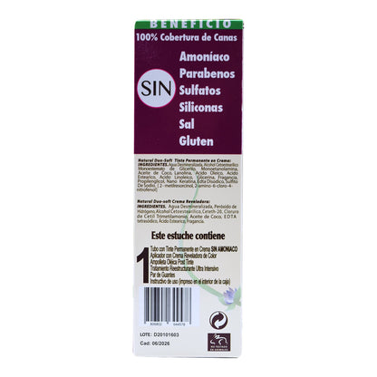Tinte Negro Natural 60 G (NATURAL DUO-SOFT)