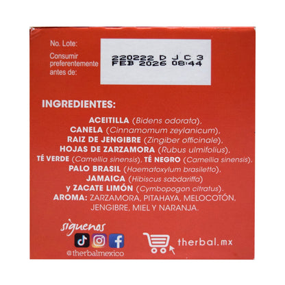 Te De Jengibre Sabores 25 Sob (THERBAL)