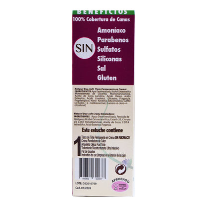 Tinte Castaí±o Medio 60 G (NATURAL DUO-SOFT)