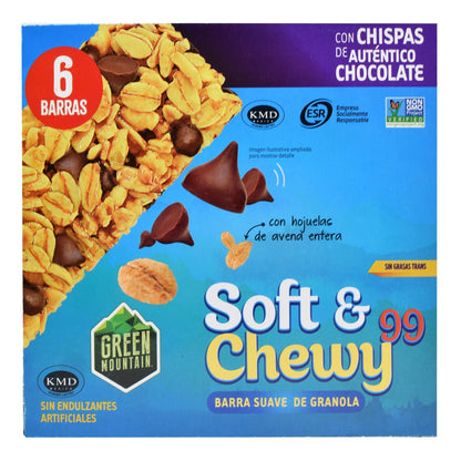 Barra De Granola Con Chocolate 144 G (Paquete 6) (GREEN MOUNTAIN)