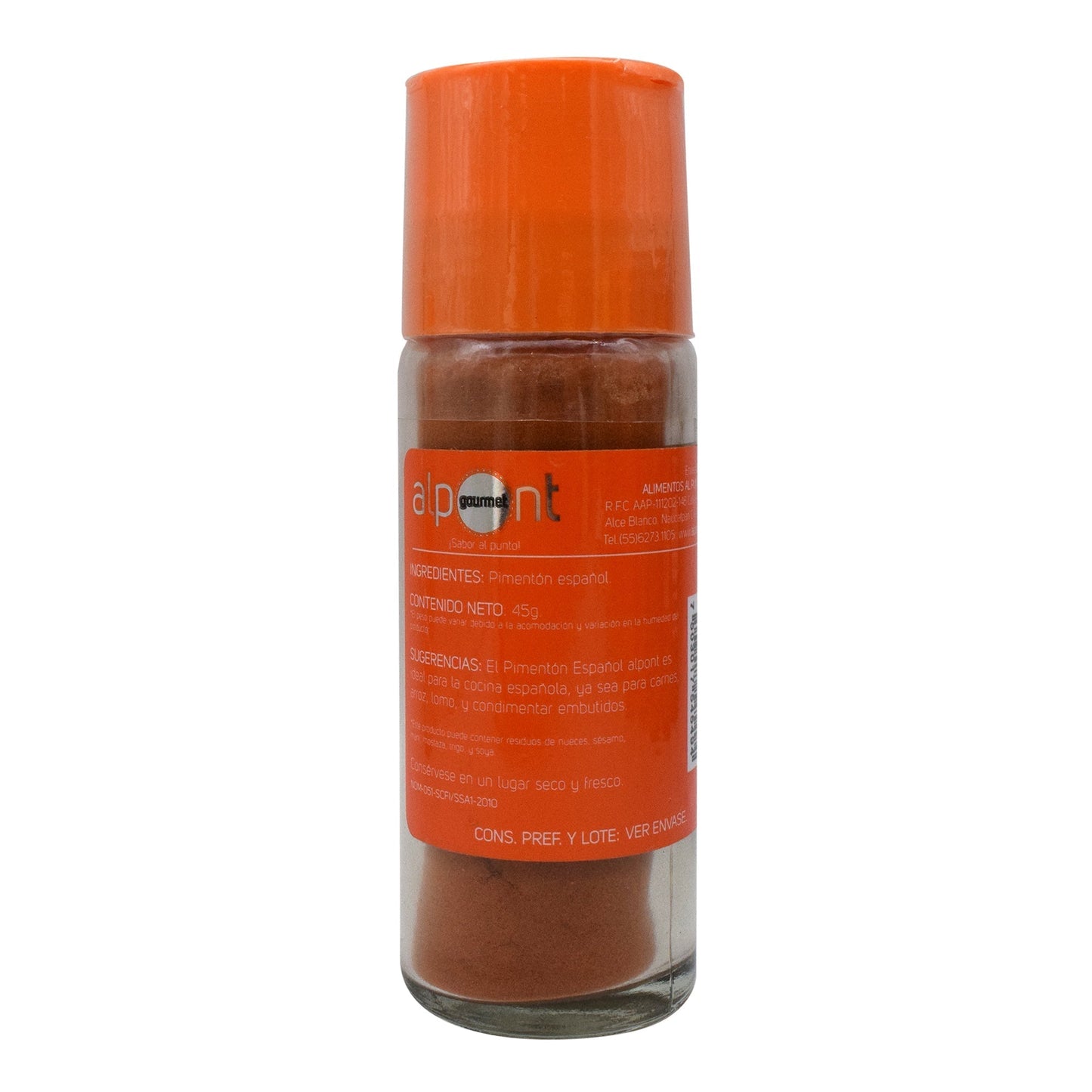 Pimenton Espaí±ol Paprika 45 G (ALPONT)