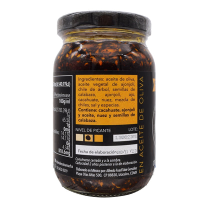 Salsa Macha Aceite Oliva 235 Mililitros (DETAKE)