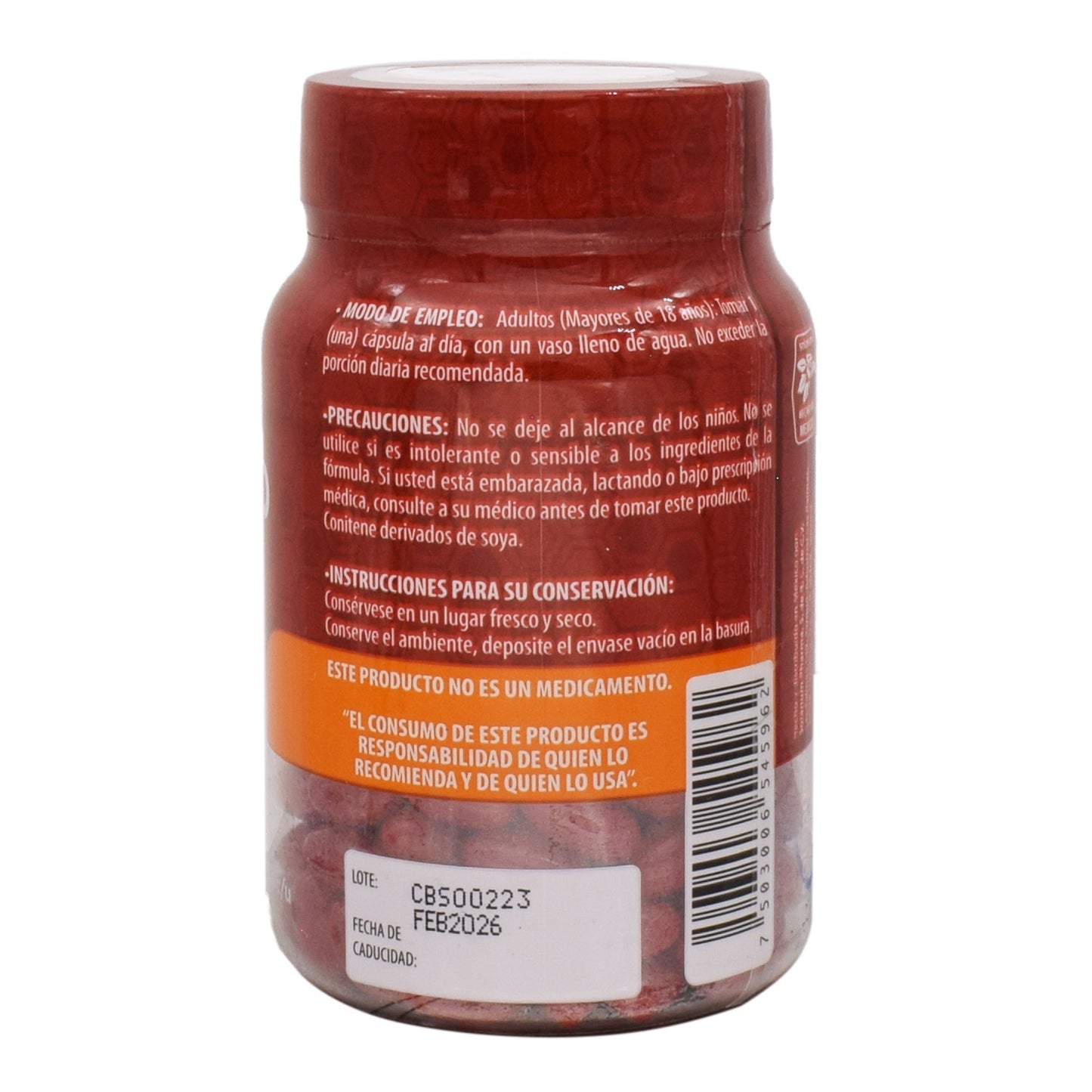 Complejo B  Con Jalea Real 120 Cápsulas (SOLANUM)