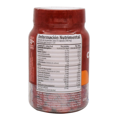 Complejo B  Con Jalea Real 120 Cápsulas (SOLANUM)