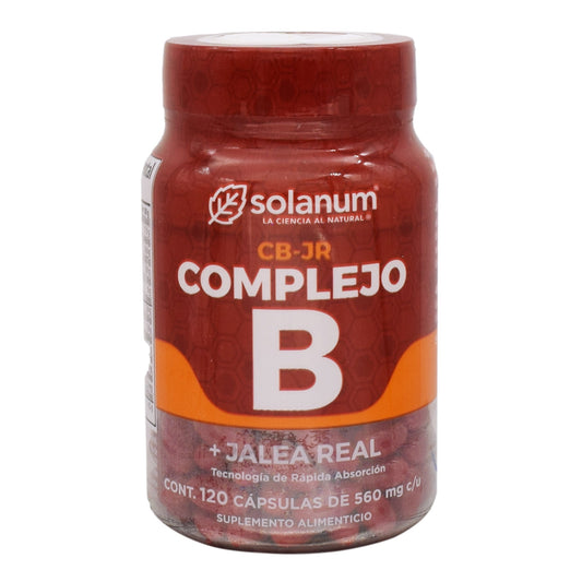 Complejo B  Con Jalea Real 120 Cápsulas (SOLANUM)