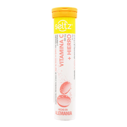 Vitamina C Hierro Efervescente 20 Tabletas (SELTZ)