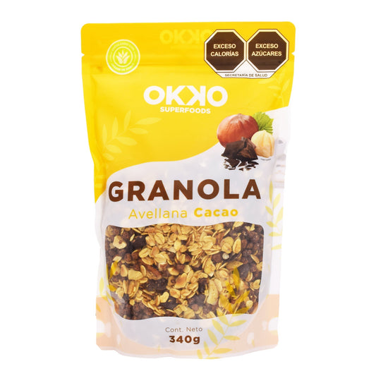 Granola Con Avellana Y Cacao 340 G (OKKO)