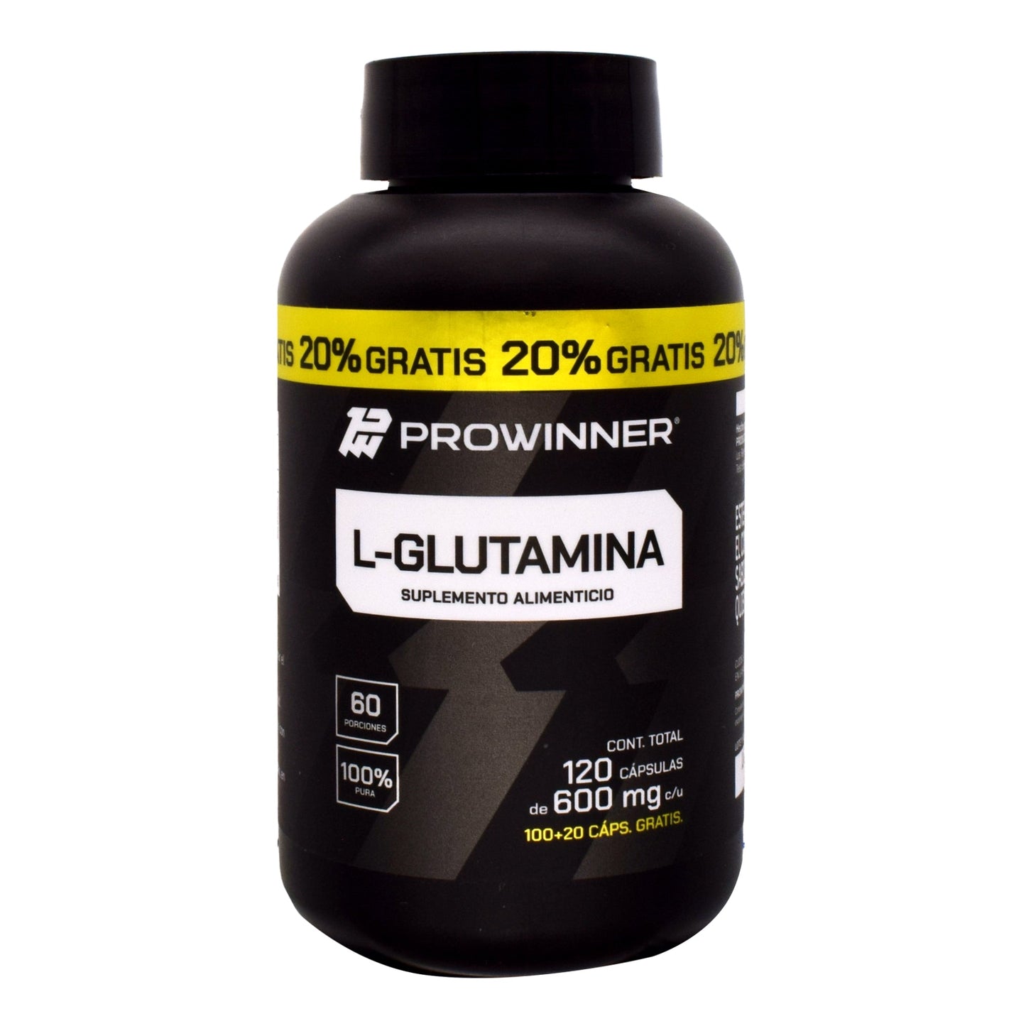 L Glutamina 100 Cap Y 20 Cap Gratis (PROWINNER)