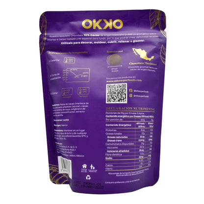 Chocolate Amargo 200 G (OKKO)