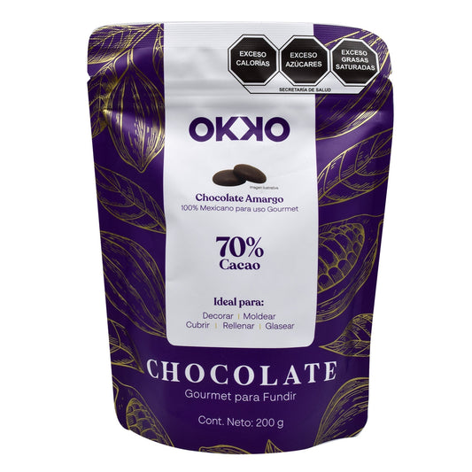 Chocolate Amargo 200 G (OKKO)