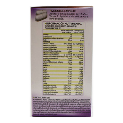 Pro Biseis Probioticos 60 Cápsulas (SOLANUM)