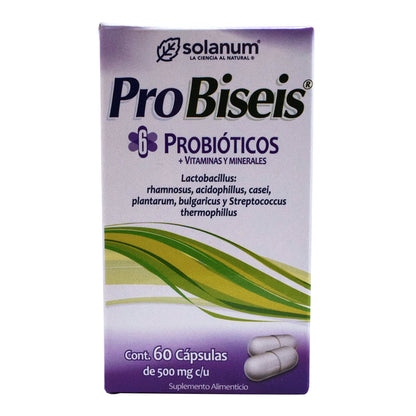 Pro Biseis Probioticos 60 Cápsulas (SOLANUM)