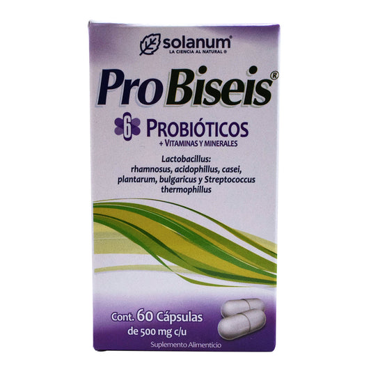 Pro Biseis Probioticos 60 Cápsulas (SOLANUM)