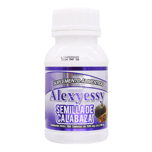 Semilla De Calabaza 200 Cápsulas (ALEXYESSY NATURAL)