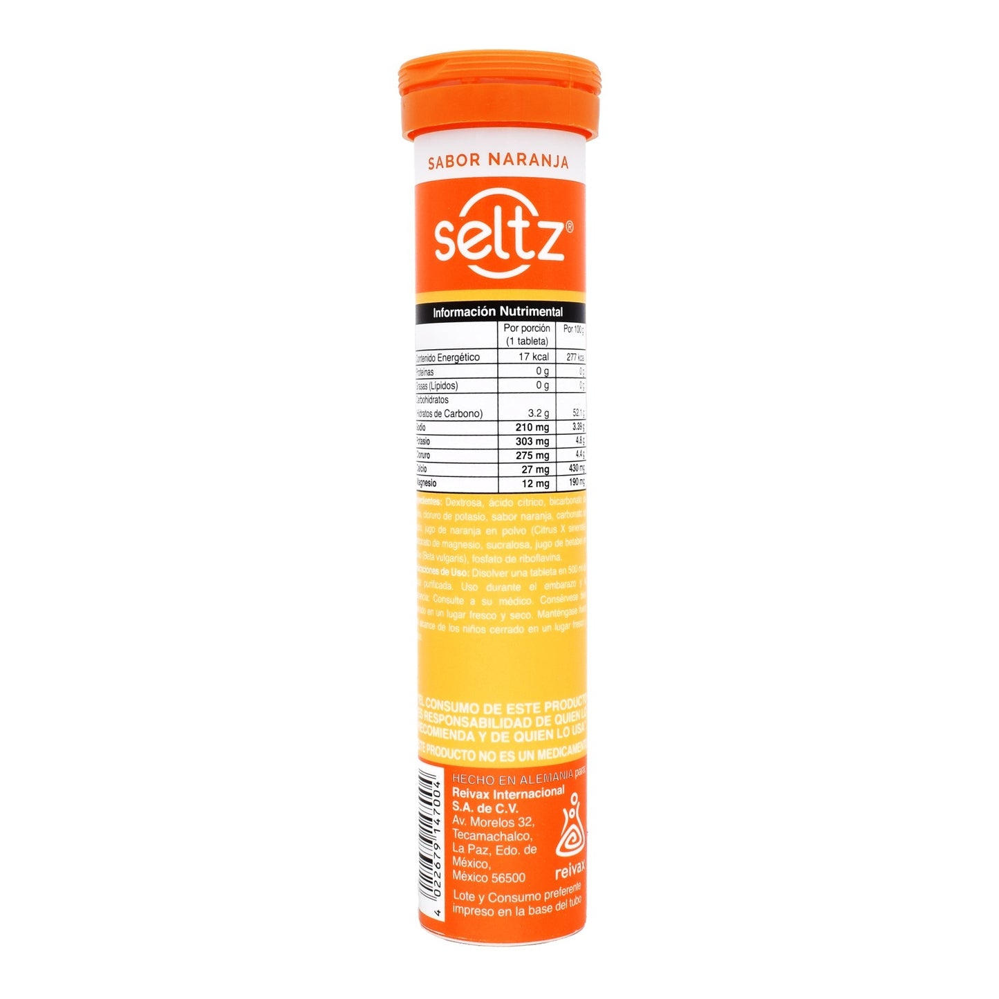 Electrolitos  Naranja 13 Tabletas (SELTZ)