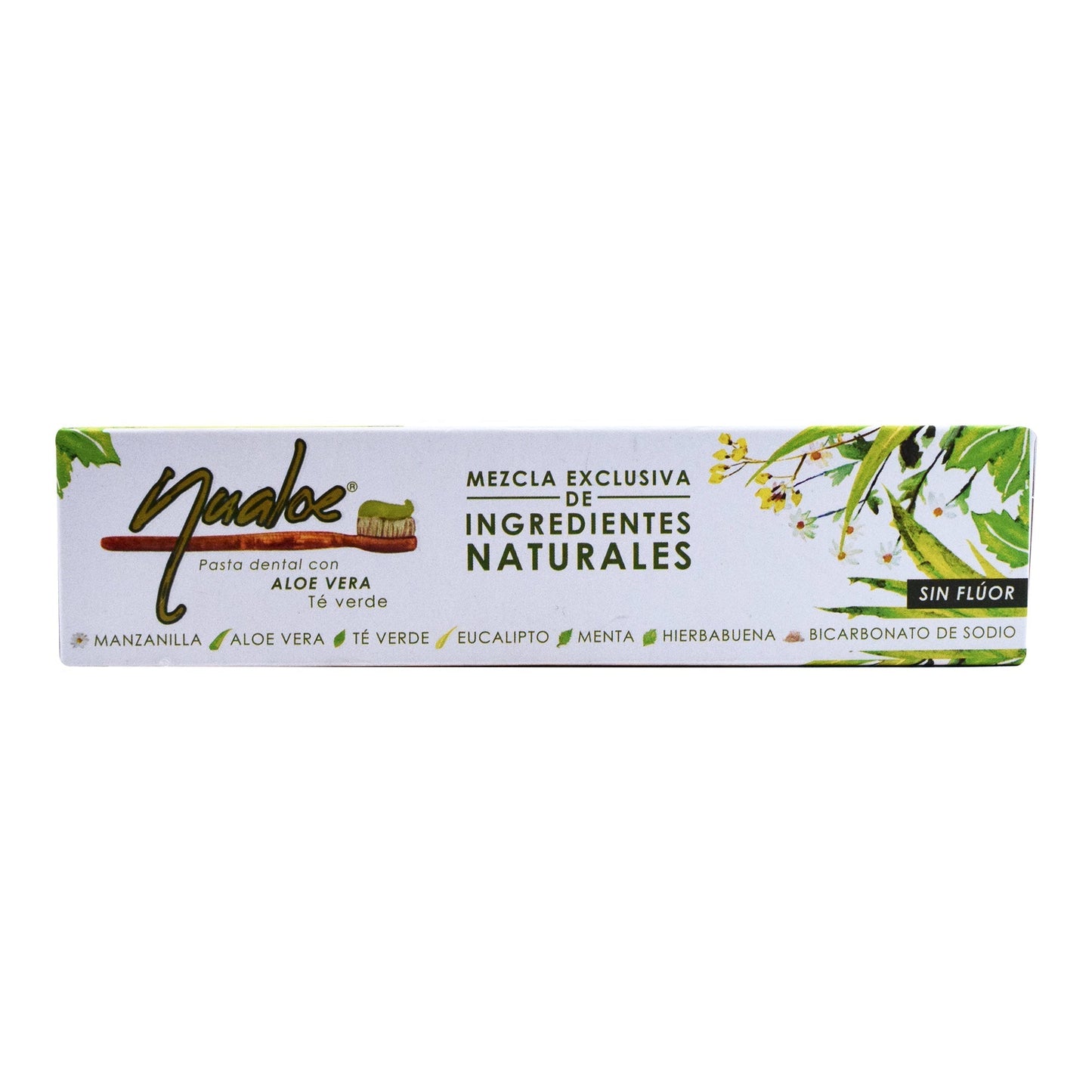Pasta Dental Con Aloe Vera 90 G (NUALOE)