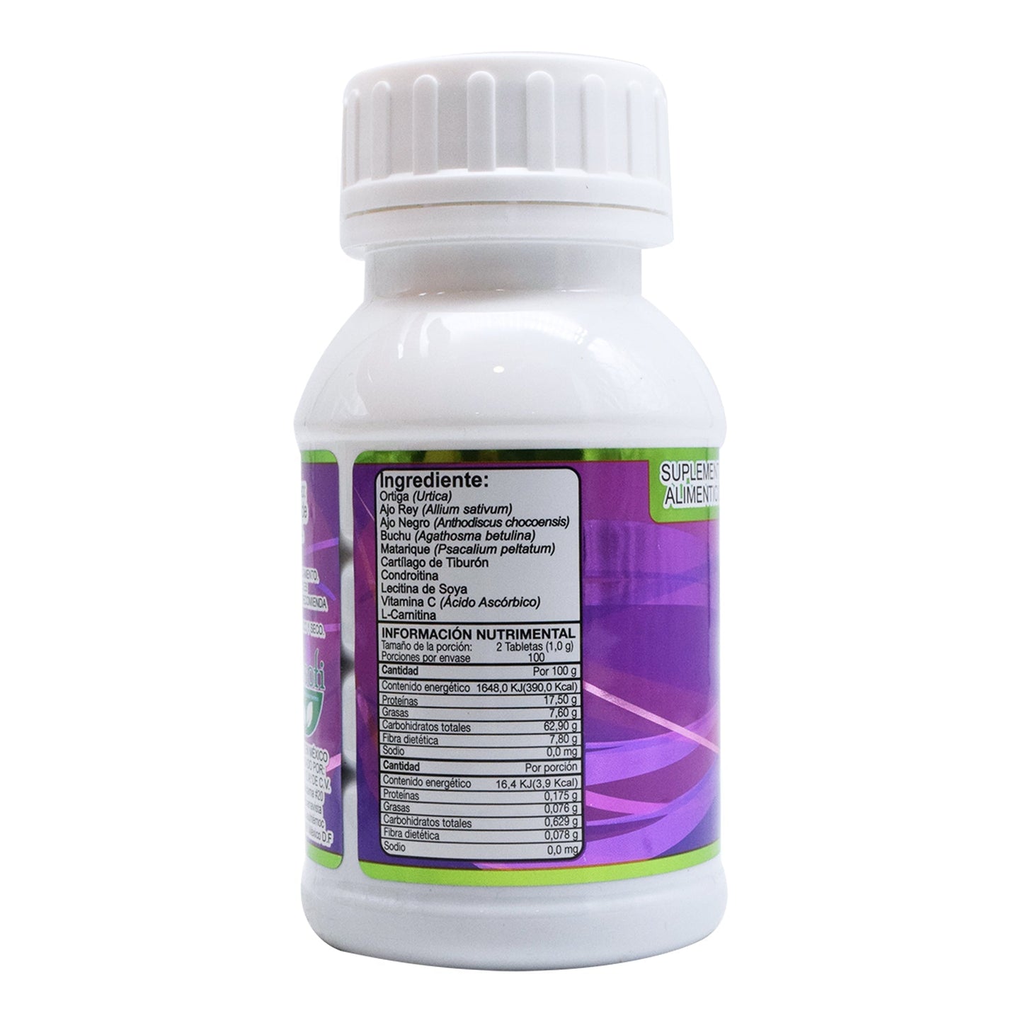 Ortiga Con Ajo Rey 500 Miligramos  200 Tabletas (LIA SOFI)