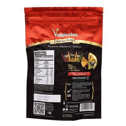 Chorizo Rojo 250 G (VEGGIORIZO)