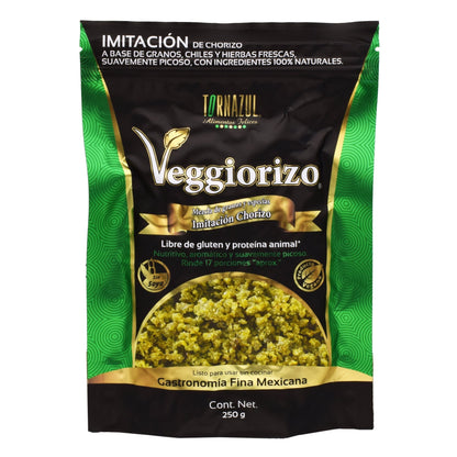 Chorizo Verde 250 G (VEGGIORIZO)
