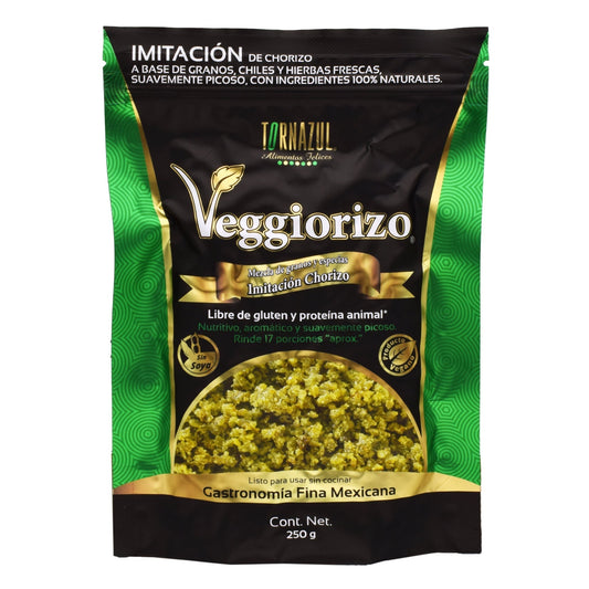 Chorizo Verde 250 G (VEGGIORIZO)
