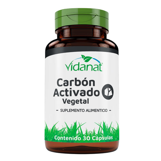 Carbon Activado Vegetal 30 Cápsulas (VIDANAT/VITAMINAS)