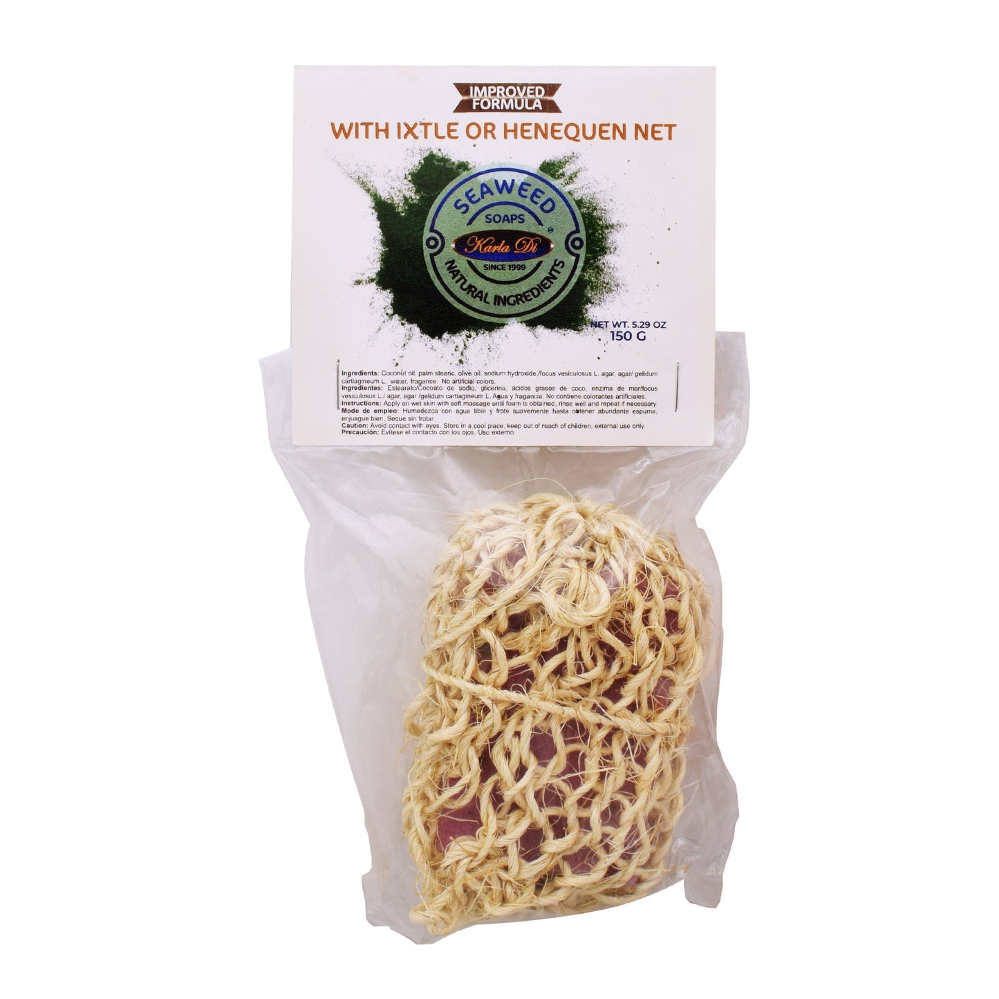 Jabon Algas Marinas Con Malla 150 G (KARLA DI NATURALS)