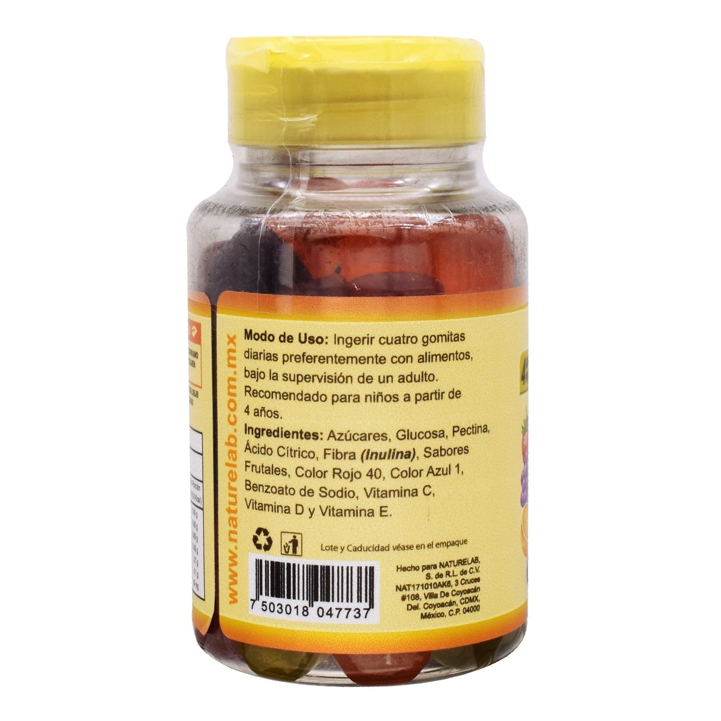 Omega 3 Y Vitaminas Kids 60 Gomitas (NATURELAB)