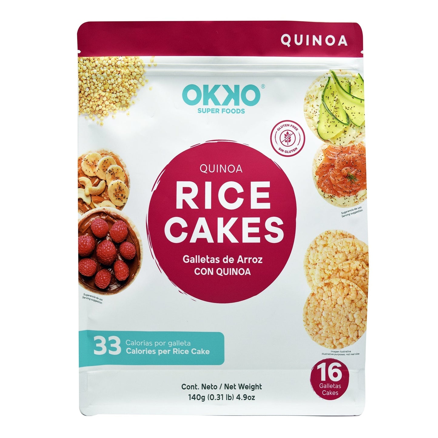 Galleta De Arroz Con Quinoa 140 G (OKKO)