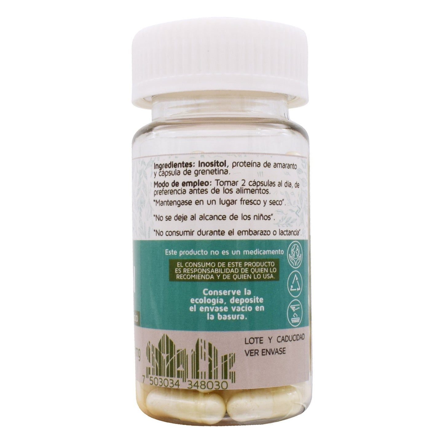 Inositol 60 Cápsulas (GREENLICIOUS MX)