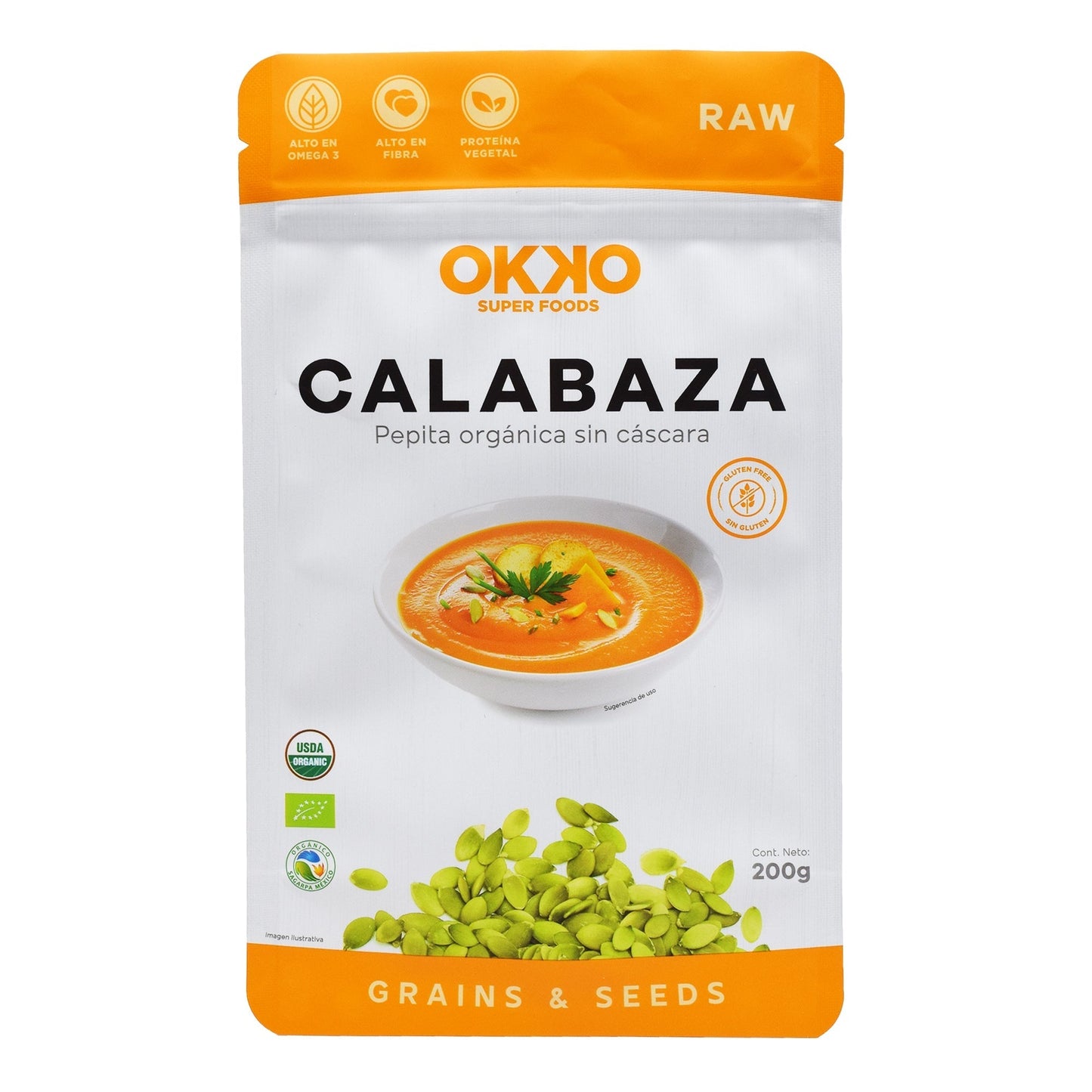 Pepita De Calabaza 200 G (OKKO)