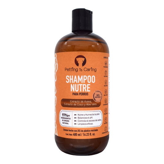 Shampoo Extracto De Avena Para Perro 480 Mililitros (PETTING IS CARING)