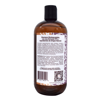 Shampoo Extracto De Moringa  Para Perros 480 Mililitros (PETTING IS CARING)