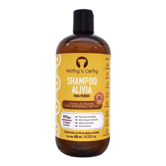 Shampoo Extracto De Manzanilla Para Perro 480 Mililitros (PETTING IS CARING)