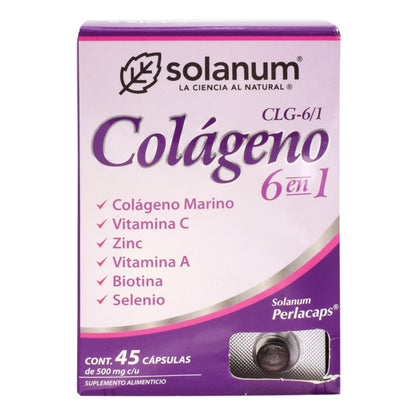 Colageno 6 En 1 45 Cápsulas (SOLANUM)